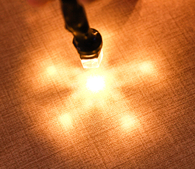 diamond LED light six point 8mm DD-1001