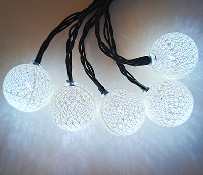 BO 10LED cotton ball  white indoor  DD-1024