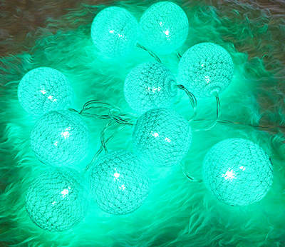 BO 10LED cotton ball  white indoor  DD-1024