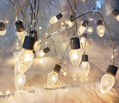 new BO copper wire LED lights with pine warmwhtie  DD-2004 