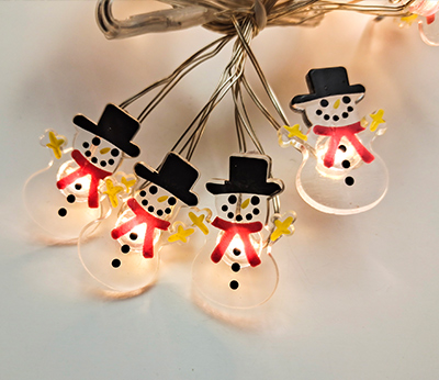 BO copper wire LED lights santa snowman  DD-2007 