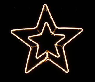 warm white neon light star  DD-2081 