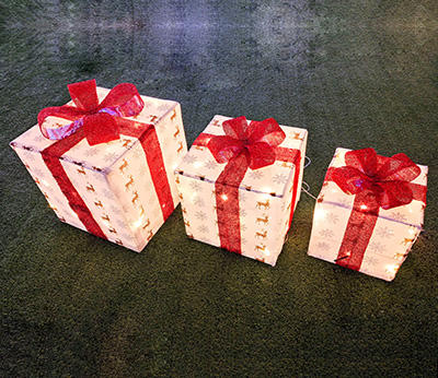 LED gift box set  warmwhtie 20cm 25cm 30cm  DD-3027