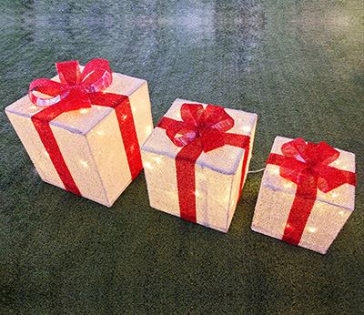 LED gift box set  warmwhtie 20cm 25cm 30cm  DD-3027